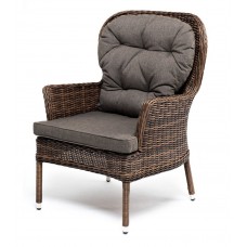 Кресло плетеное Алиса, обеденное, цвет коричневый, 72*76* h100 см