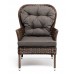 Кресло плетеное Алиса, обеденное, цвет коричневый, 72*76* h100 см