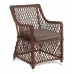 Кресло плетеное Латте, обеденное, цвет коричневый, 68*55* h84 см